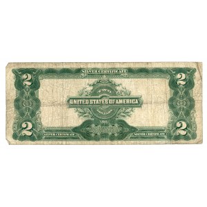 USA - 2 dolary 1899 (SILVER CERTIFICATE) - Speelman/White