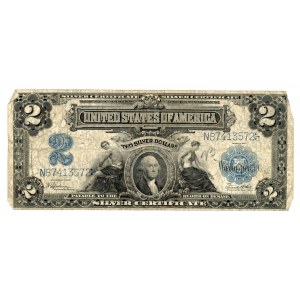 USA - 2 dolary 1899 (SILVER CERTIFICATE) - Speelman/White