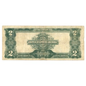 USA - 2 dolary 1899 (SILVER CERTIFICATE) - Speelman/White