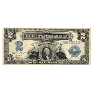 USA - 2 dolary 1899 - (SILVER CERTIFICATE) - Speelman/White