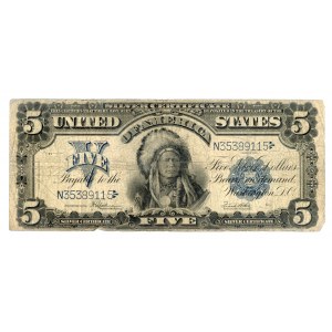 USA - 5 dolarów 1899 podpisy Speelman-White