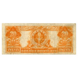 USA - 20 dolarów 1922 - Gold Certificate - Speelman/White