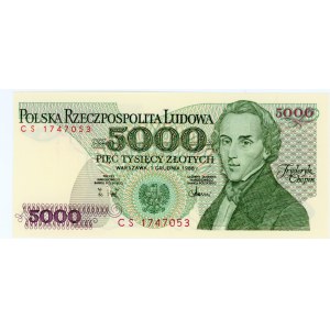 5.000 złotych 1988 - seria CS