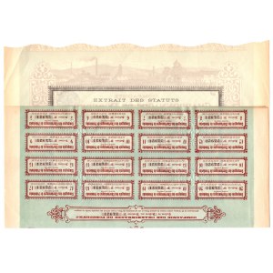 ROSJA - Charbonnages de Pobendenko - 500 franków 1908