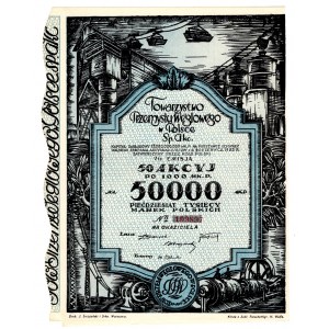 Towarzystwo Przemysłu Węglowego w Polsce - V Em. 50 x 1000 mkp