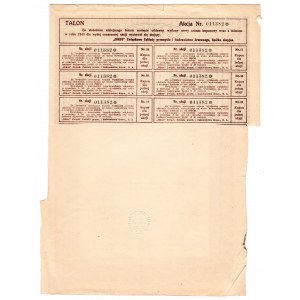 OIKOS Związkowe Zakłady Przemysłu i Budownictwa Drzewnego S.A., - 100 złotych 1926 Lwów