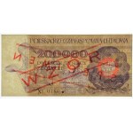 WZÓR - 200.000 złotych 1989 - seria A - PMG 64 EPQ