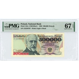 500.000 złotych 1993 - seria Z - PMG 67 EPQ