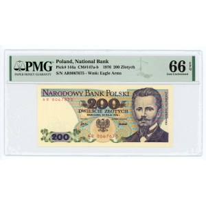 200 złotych 1976 - seria AR - PMG 66 EPQ