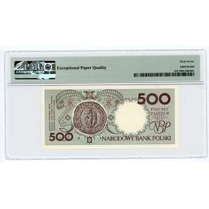 500 złotych 1990 - seria A - PMG 67 EPQ