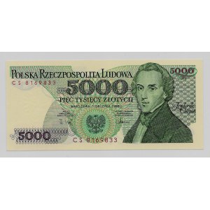 5000 złotych 1988 - seria CS