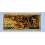 20.000 złotych 1989 - WZÓR - seria A 0000000