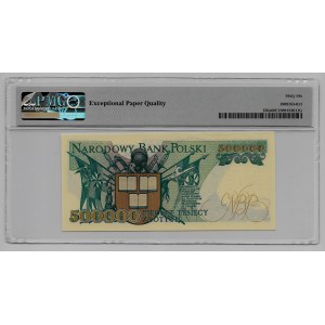 500.000 złotych 1990 - seria L - PMG 66 EPQ