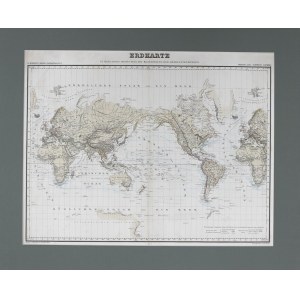 Mapa ERDKARTE,1858