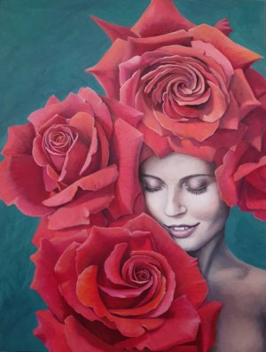 Olena Lytvynenko (ur. 1979 r., Moskwa), Rose Girl, 2021 r.