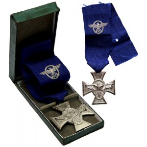 Niemcy, III Rzesza, Policyjny Srebrny Krzyż Zasługi za 18 lat służby (Dienstauszeichnung der Polizei 2. Stufe)