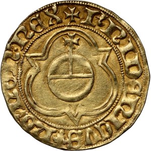 Niemcy, Lüneburg, goldgulden bez daty (1440-1452) z tytulaturą Fryderyka III
