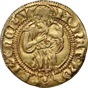 Niemcy, Nördlingen, Filip von Weinsberg, goldgulden bez daty (1469-1503) z tytulaturą Fryderyka III