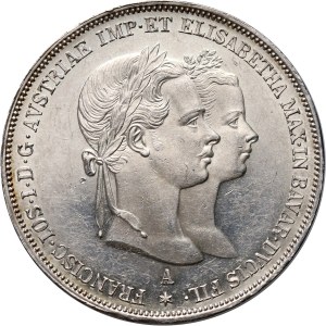 Austria, Franciszek Józef I, 2 guldeny 1854 A, Ślub Franciszka Józefa I, Wiedeń
