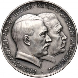 Germany, Third Reich, Medal 1933, Hitler, Hindenburg