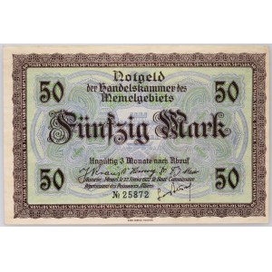 Litwa, Memel, Kłajpeda, 50 marek 1922