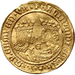 Niderlandy, Kampen, Ferdynand i Izabela, 2 dukaty bez daty (1590-1593)