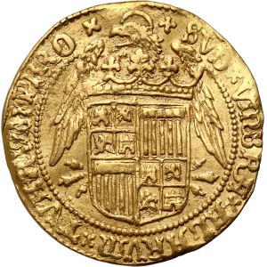 Netherlands, Kampen, Ferdinand and Isabella, 2 Ducats ND (1590-1593)