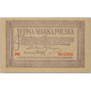 II RP, 1 marka polska, 17.05.1919, seria PG