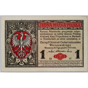 Generalne Gubernatorstwo, 1 marka polska 9.12.1916, Generał, seria B