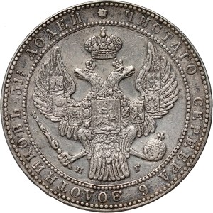 Zabór rosyjski, Mikołaj I, 1 1/2 rubla = 10 złotych 1833 НГ, Petersburg