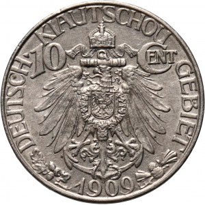 Germany, Kiao-Chau, Wilhelm II, 10 Cents 1909, Berlin
