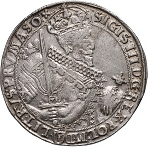Zygmunt III Waza, talar 1630, Bydgoszcz, odmiana z szerokim popiersiem