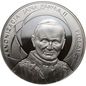 III RP, 500 złotych 2014, Jan Paweł II, Kanonizacja