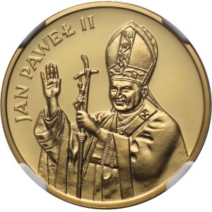 PRL, 2000 złotych 1982, Valcambi, Jan Paweł II, stempel zwykły