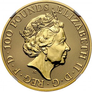 Wielka Brytania, 100 funtów 2021, Bestie Królowej, Completer