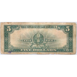 USA, 5 Dollars 1923, Silver Certificate