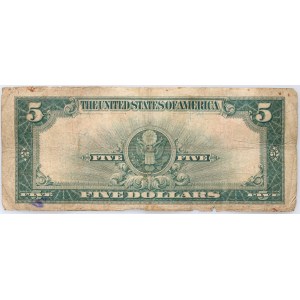 Stany Zjednoczone Ameryki, 5 dolarów 1923, Silver Certificate