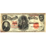 USA, 5 Dollars 1907, Legal Tender, series K
