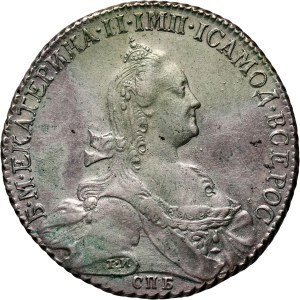 Russia, Catherine II, Rouble 1776 СПБ ЯЧ, St. Petersburg