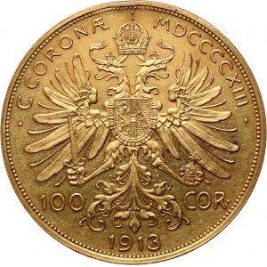 Austria, Franciszek Józef I, 100 koron 1913, Wiedeń