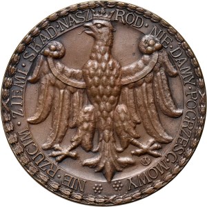 II RP, medal z 1922 roku, Na pamiątkę złączenia Górnego Śląska z Polską