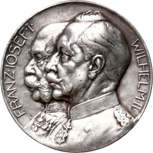 Niemcy, medal z 1914 roku, Franciszek Józef I, Wilhelm II