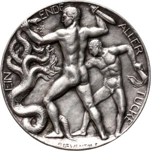 Niemcy, medal z 1914 roku, Franciszek Józef I, Wilhelm II