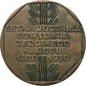 II RP, medal z 1930 roku, Setna Rocznica Powstania Listopadowego