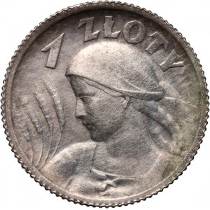 II RP, 1 złoty 1924, Paryż, Żniwiarka