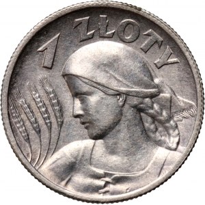 II RP, 1 złoty 1925, Londyn, Żniwiarka