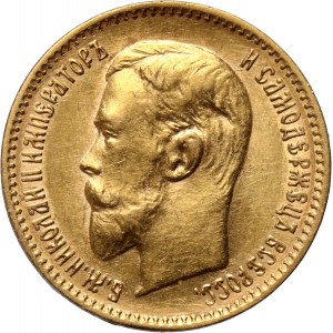 Russia, Nicholas II, 5 Roubles 1910 (ЭБ), St. Petersburg