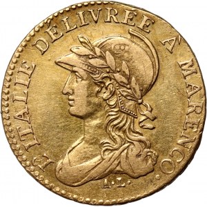 Włochy, Republika Subalpejska, 20 franków L'AN 10 (1801-1802)