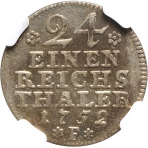 Niemcy, Prusy, Fryderyk II, 1/24 talara 1752 F, Magdeburg