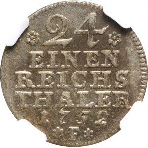 Germany, Prussia, Friedrich II, 1/24 Thaler 1752 F, Magdeburg
